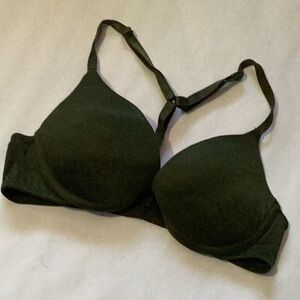 Army green pink Victorias secret Demi pushup 34A '